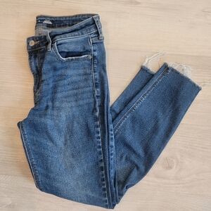 Old Navy Women's Rockstar Skinny Jeans - Dark Blue